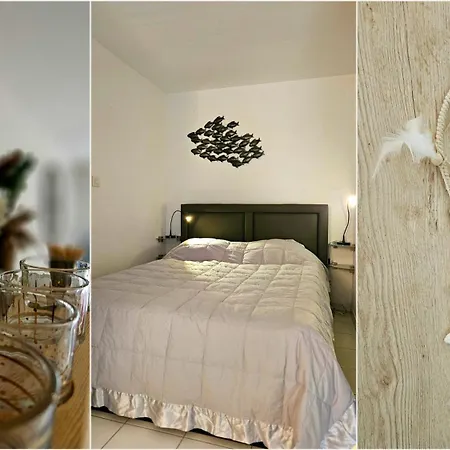 Beachfront For 6 Free Wifi, Air Conditioning, Garage, Swimming Pool Sète